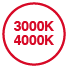 3000K-4000K Tunable