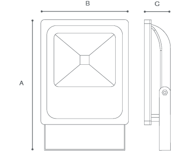 FLOODLIGHT Line Drawing